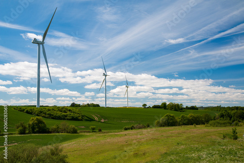 Wind Turbines in the Field