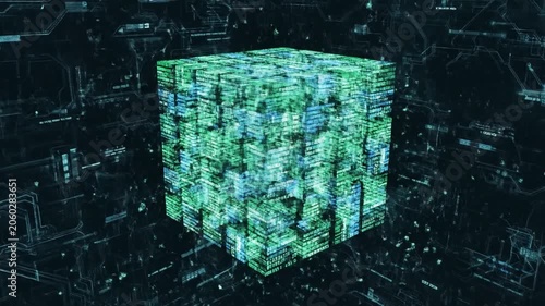 Digital Data Cube Recompiling in Futuristic Digital Matrix