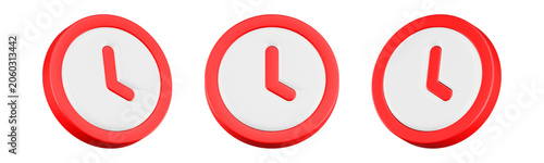timer icon 3d render