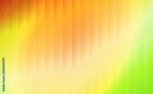 Abstract geometric gradient background with warm orange and light green vertical stripes