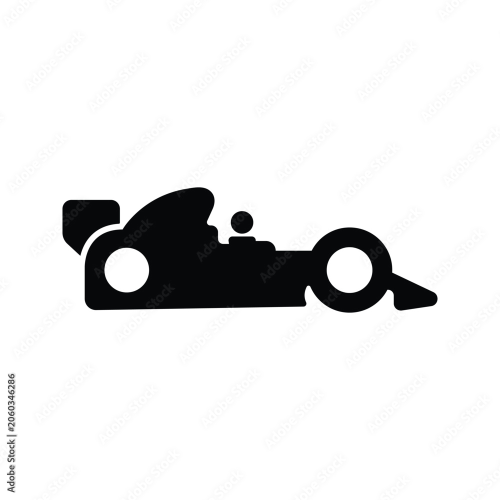 Naklejka premium Race Car Icon