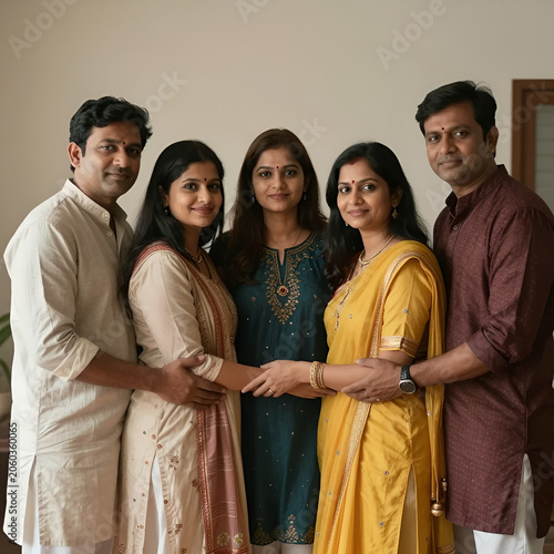 group of indian friends