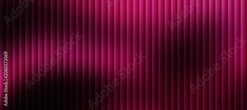 Fotografie Magenta vertical stripes background, abstract pink neon light lines pattern, dark fuchsia gradient texture with glowing parallel bars, modern cinematic backdrop for digital media and banners