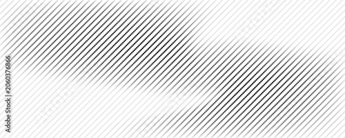Tableau sur toile Halftone line gradient texture
