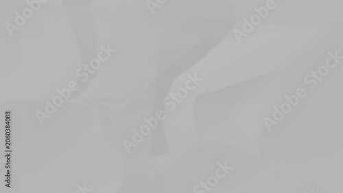 Crinkled gray paper background with abstract shapes and folds texture wrinkled curved lines form.  (Resizable and Editable).
