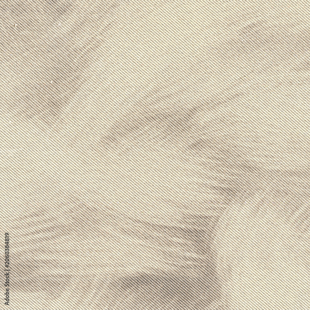 Fototapeta premium Textured beige fabric pattern background