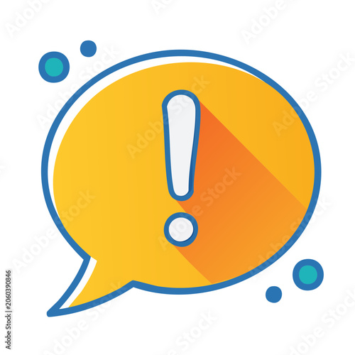 Flat design smiley face icon vector