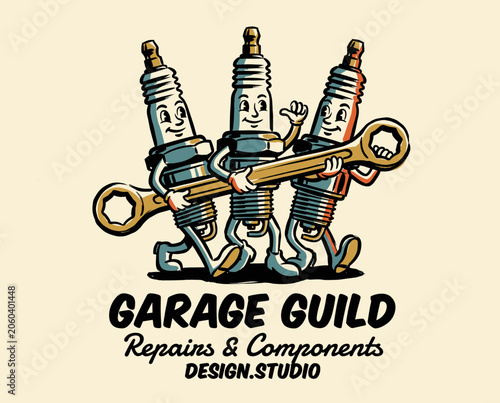 Fotografie Garage guild repairs and components
