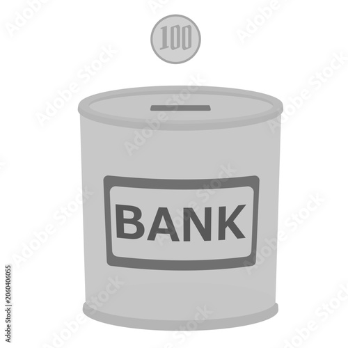 貯金箱のイラスト