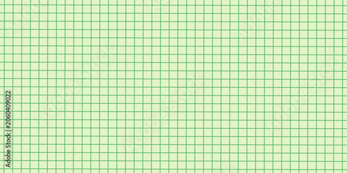 Pastel mint green grid paper texture seamless pattern. Minimal retro geometric background vector