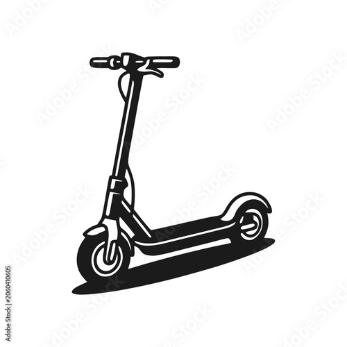 Electric Scooter Silhouette