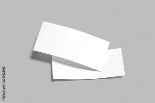 Gift Voucher Blank Mockup Template