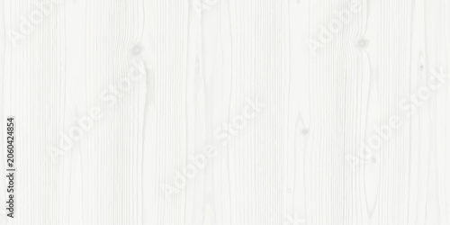 A close-up view of a bright white wooden plank background, showcasing a clean and minimalist aesthetic with visible grain patterns and occasional knots.