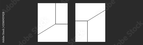 comic book storyboard templates with diverse panel structures and creative layouts
