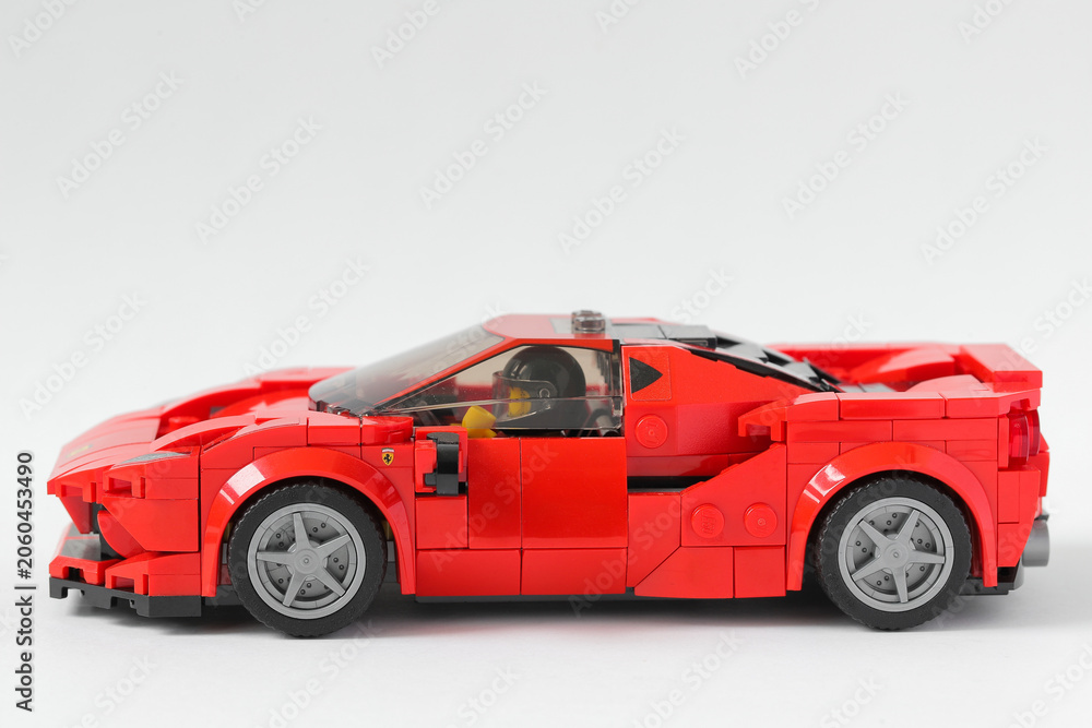 Naklejka premium Lego car Ferrari F8 Tributo