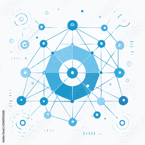 Abstract Geometric Network Structure