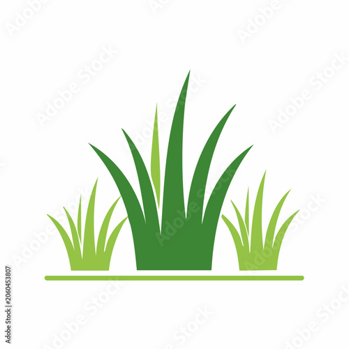 Green Grass Blades Icon