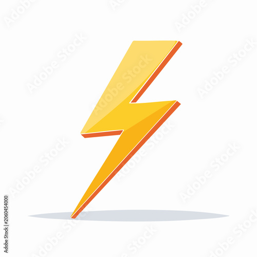 Yellow lightning bolt icon