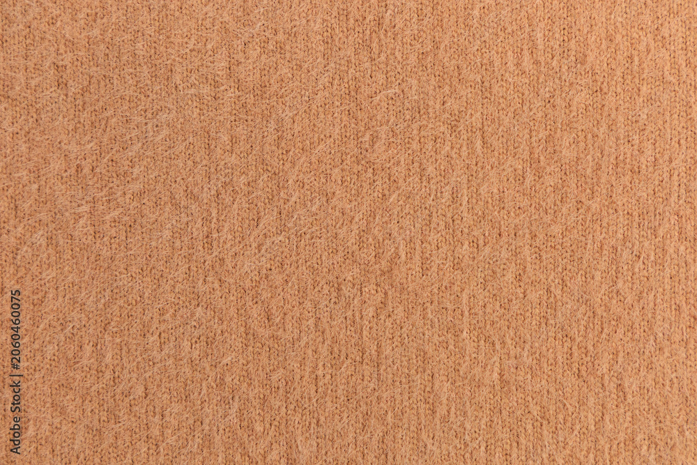 Fototapeta premium Fluffy beige cotton fabric texture for placing text in various designs and projects