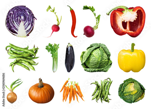 PNG Colorful fresh vegetables assortment on transparent background