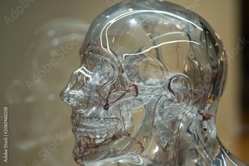 a transparent human body anotomy