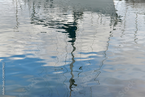 Abstract Reflections in Water