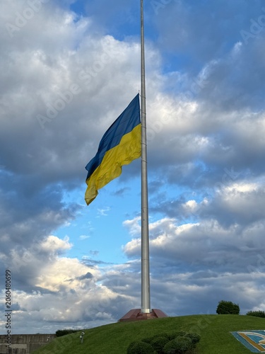 Ukrainian flag in Kyiv