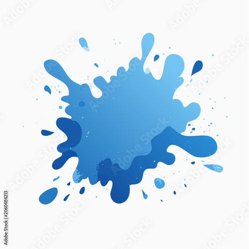 Blue Water Splash