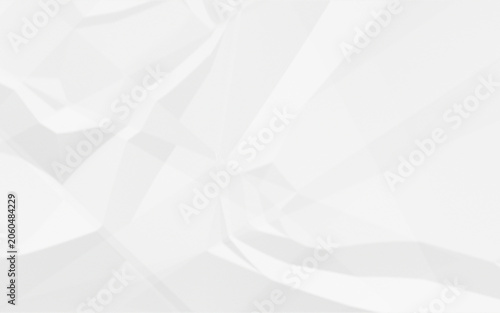 White Crumpled Paper Texture Background