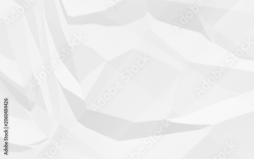 White Crumpled Paper Texture Background