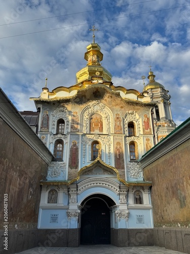 the main entrance to the Kyiv Pechersk Lavra, Ukraine