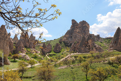 Unique Fairy Chimneys in Cappadocia Landscape