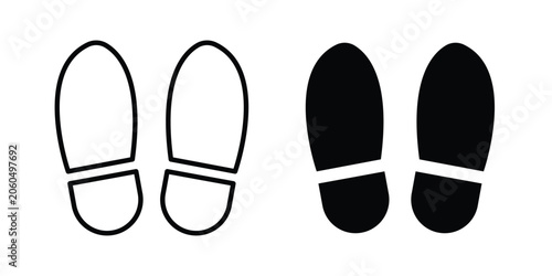 Konstfotografi Footprint icon