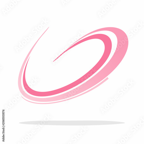 Abstract Pink Swirls