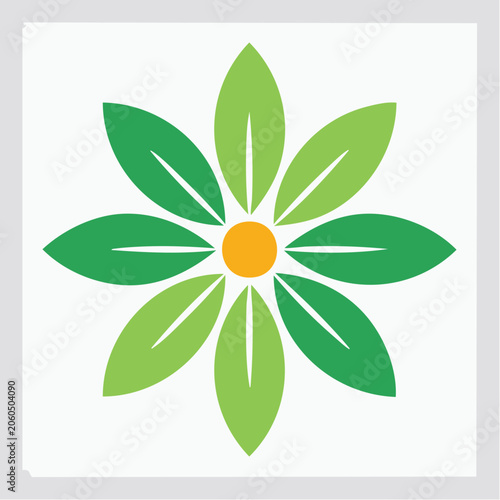 Green Flower Logo