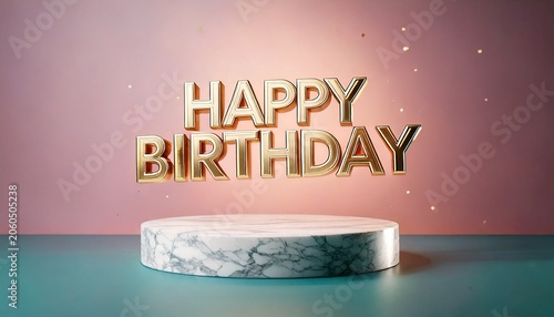 Happy Birthday Sign 