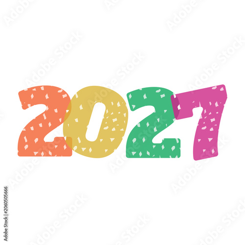Banner 2027 in color risograph printing.