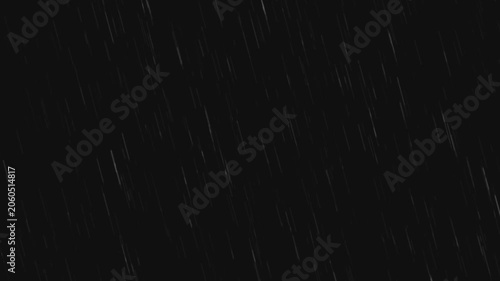 heavy rain with lightning in the background at night, a scary and tense atmosphere