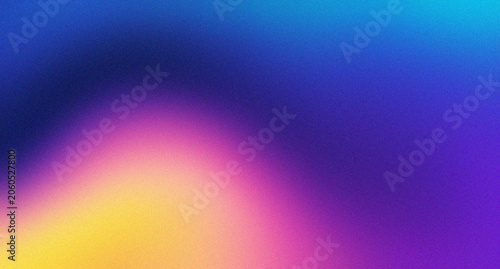 Abstract colorful gradient background with soft grain texture