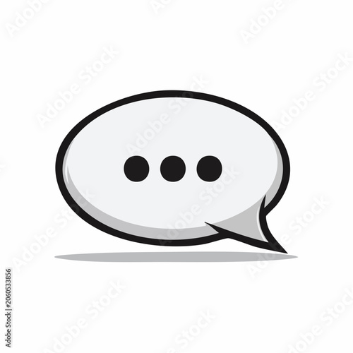 Speech Bubble with Ellipsis