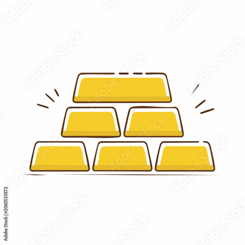 Stack of Gold Bars
