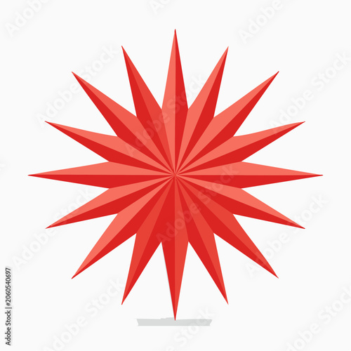 Red Starburst Graphic