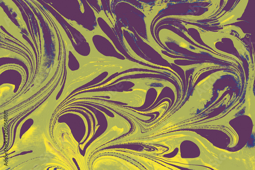 Seamless abstract marble floral pattern textured background