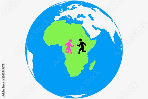 Cuadro en lienzo アフリカの子どもの日　6月16日 記念日