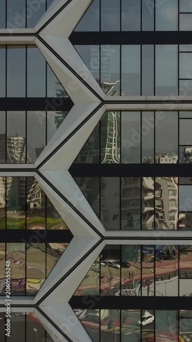 Skyscaper glazed building