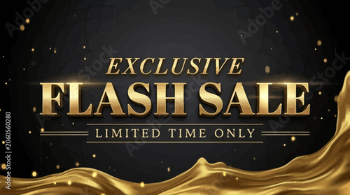 Luxury liquid gold obsidian motion