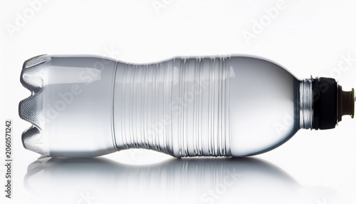 White Water Bottle Isolated On White Background