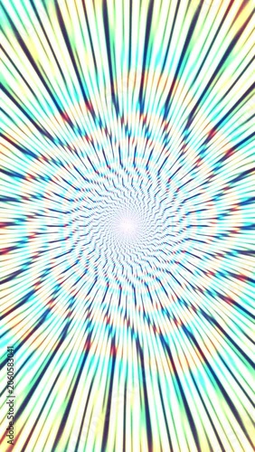 Hypnotic Swirling Psychedelic Tunnel Effect with Vibrant Colors.
