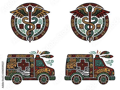 Vintage steam locomotive with ornate brass detailing.