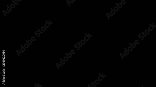 Neon Light Streak Explosion Bursting Towards Camera on Black Background Loop